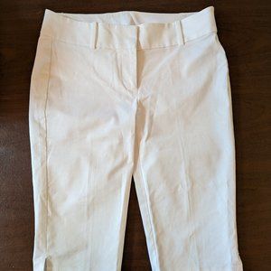 Ann Taylor White Twill Shorts